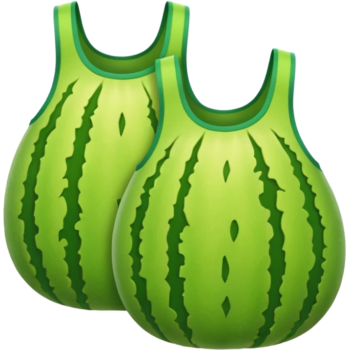 Two melons in a tank top emoji