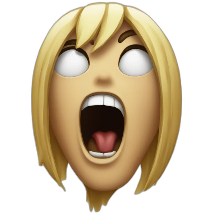 Gostface scream emoji