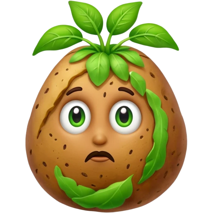 Confused Potato emoji