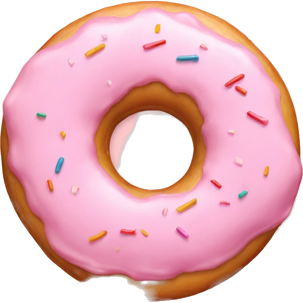 Light Pink donut  emoji