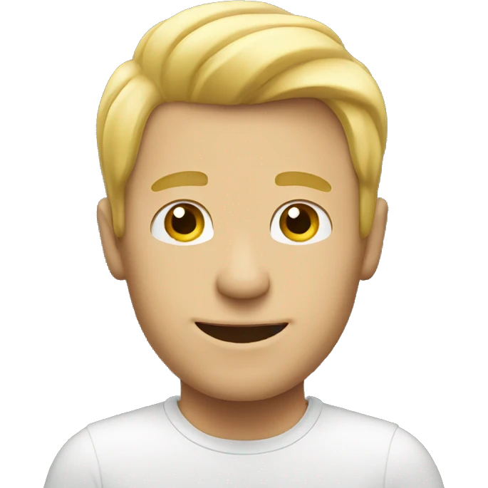 Men Looks blond happy  emoji