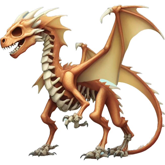 skeletal dragon emoji