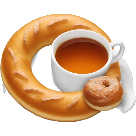 Simit And Tea emoji