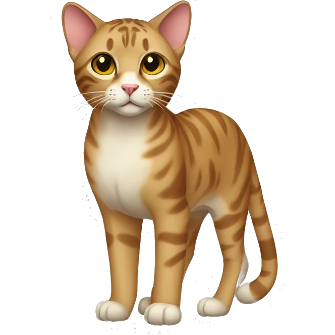 Serengeti Cat Full Body emoji