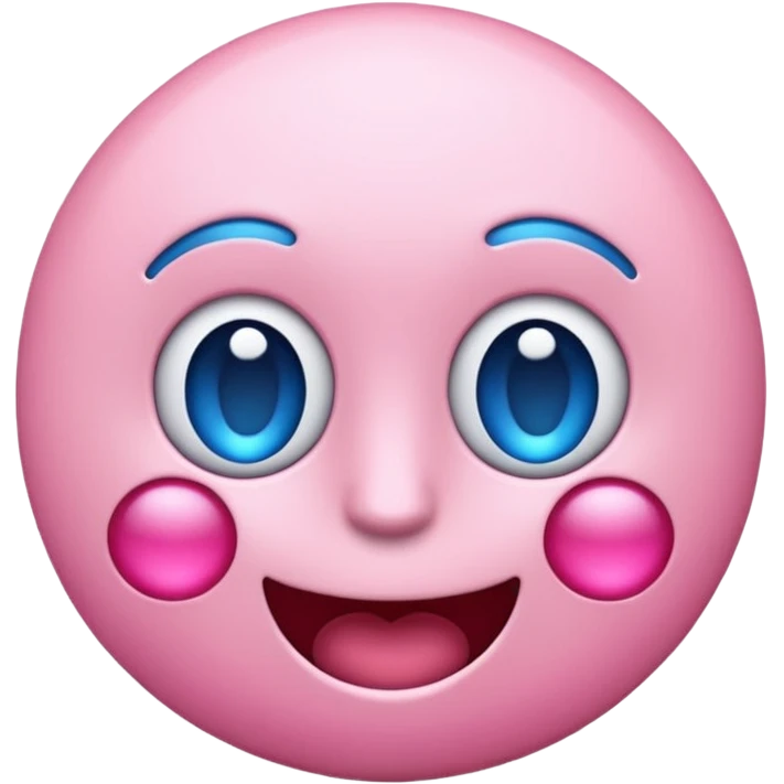 Emoji azul e rosa emoji