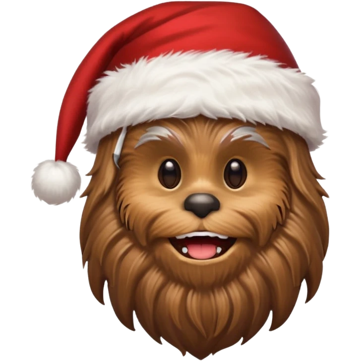 chewbacca santa emoji