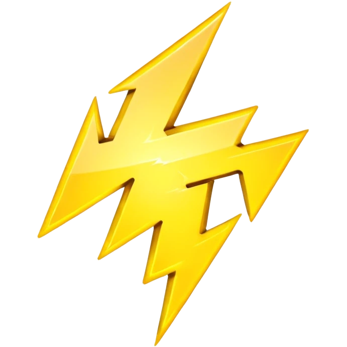 yellow lightning emoji