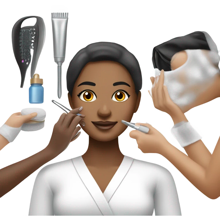 spa at a cosmetologist emoji