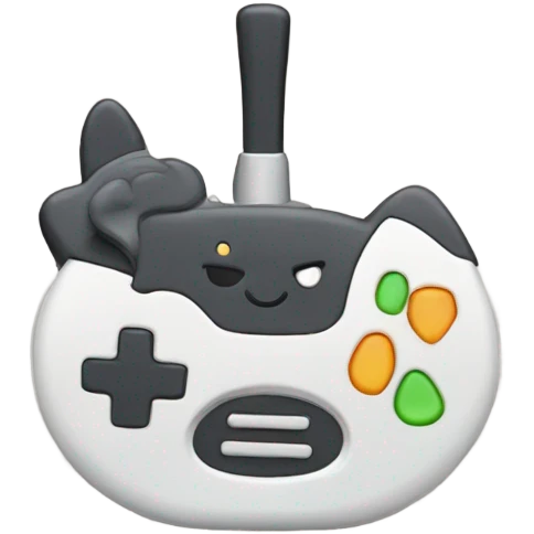 Cat joysticks emoji