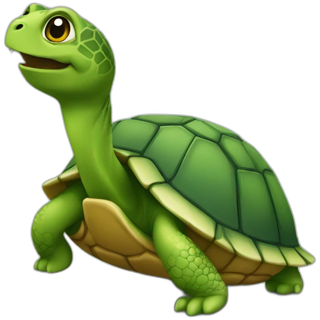 Chat sur tortue emoji