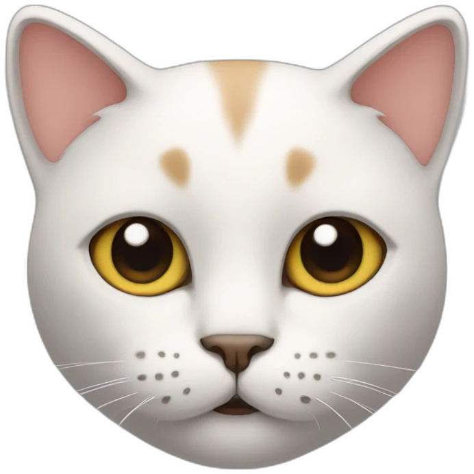 Cat face with human body emoji