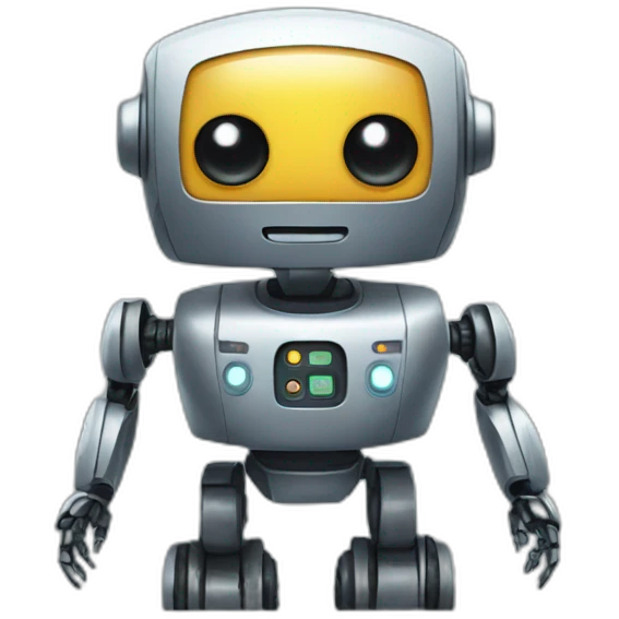 robot friend group emoji