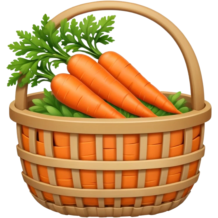 carrot in basket emoji