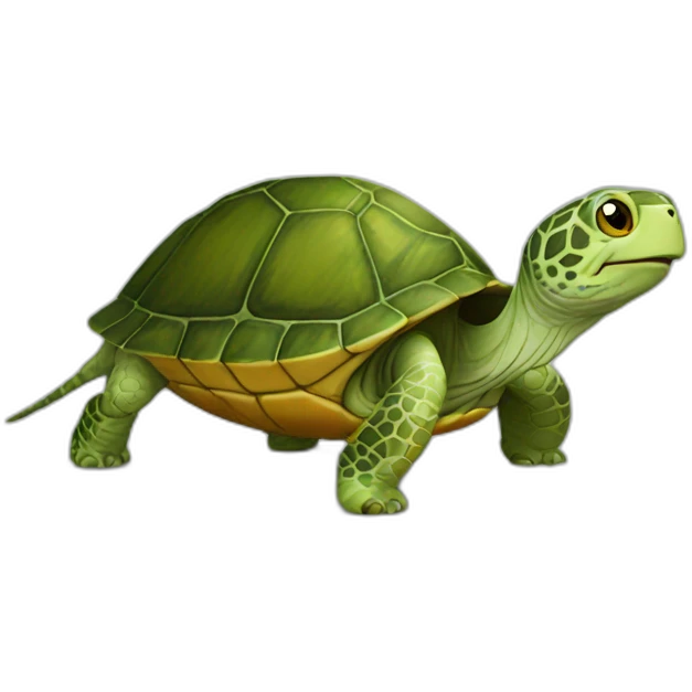 Chat sur tortue emoji