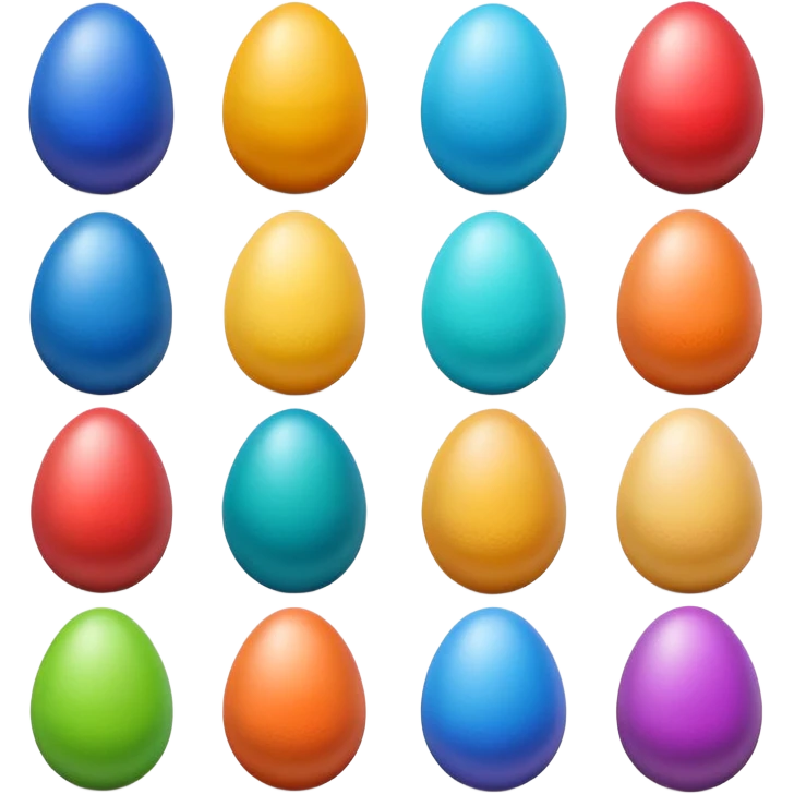 rainbow egg  icons emoji