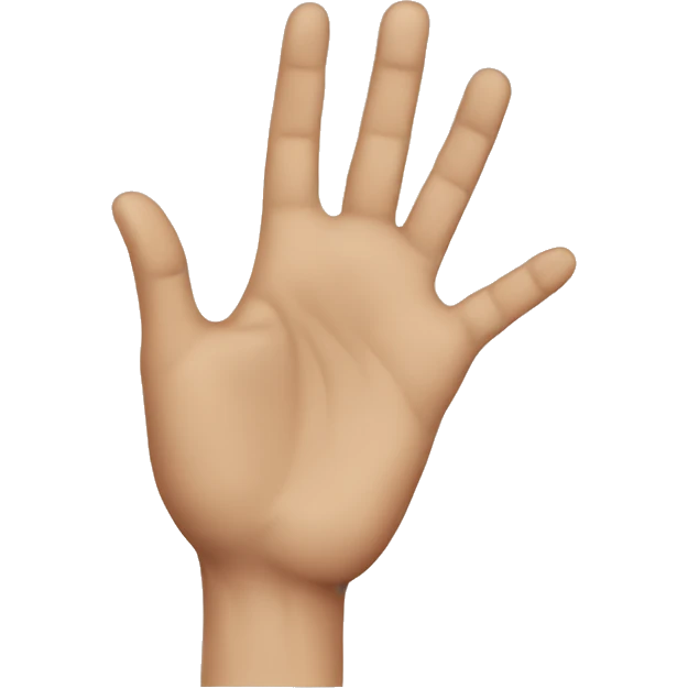 Hand emoji