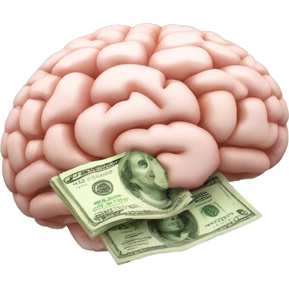 brain and money emoji