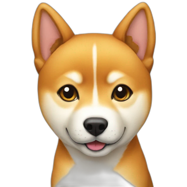 shiba inu and cat are best friends emoji
