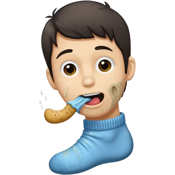 eating sock emoji emoji