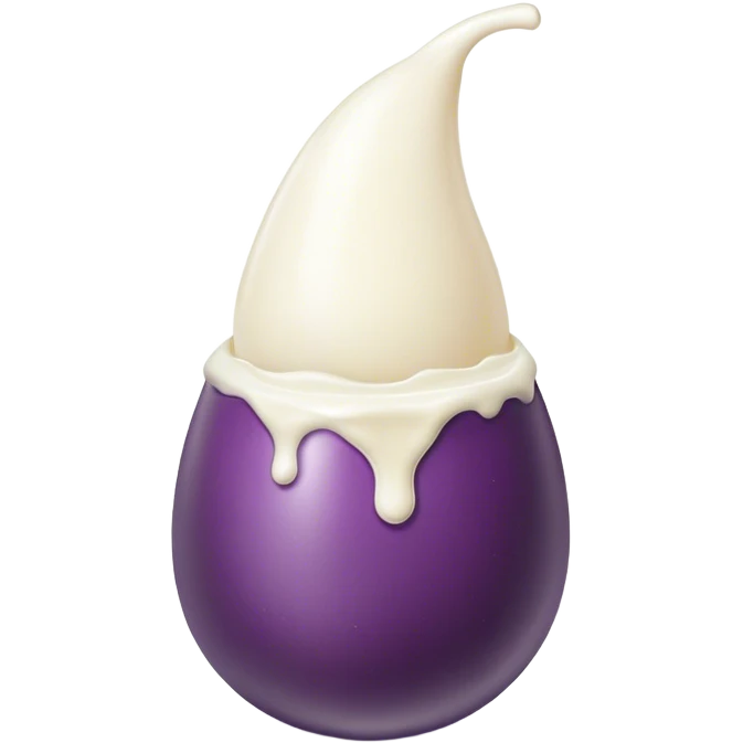Egg plant squirt milk emoji