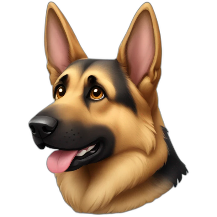 German Shepard gog emoji