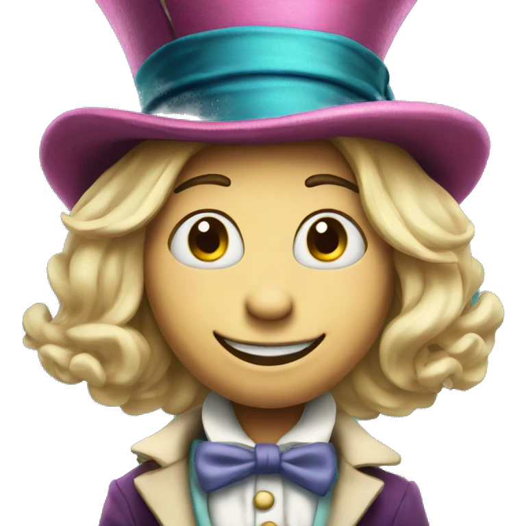 Alice in Wonderland Hatter character emoji