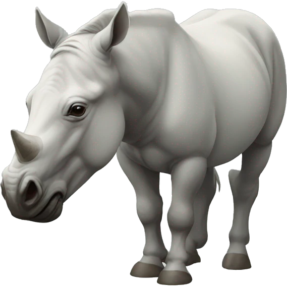 horse + rhino emoji