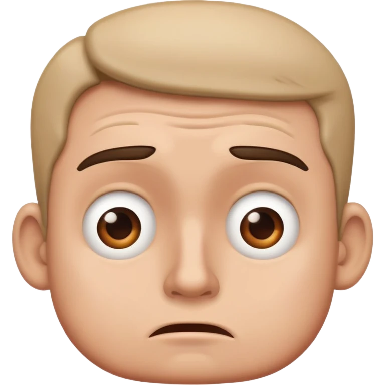 Confused man emoji