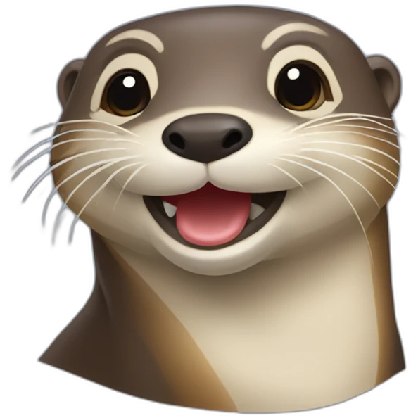 Loutre sur totue emoji