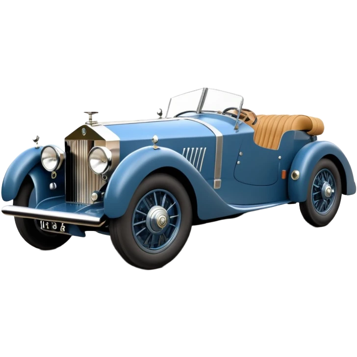  1949 luxury racing Mandalorian Rolls Royce lowered powerful 4 cylinder engined racing car featuring advanced rugged 4 wheel independent suspension, power steering, disc brakes and small leather covered steering wheel  emoji