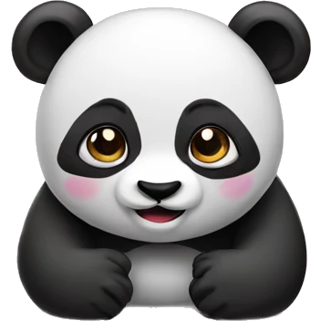 Panda pink emoji emoji