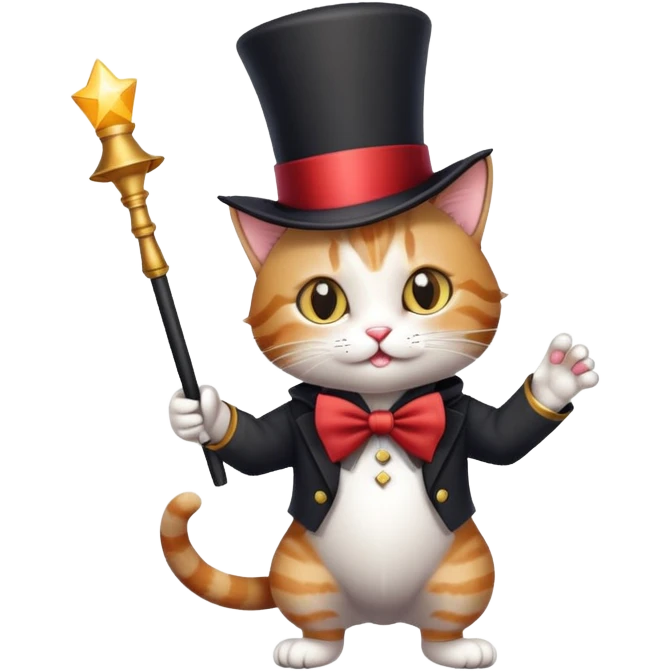 magician cat emoji