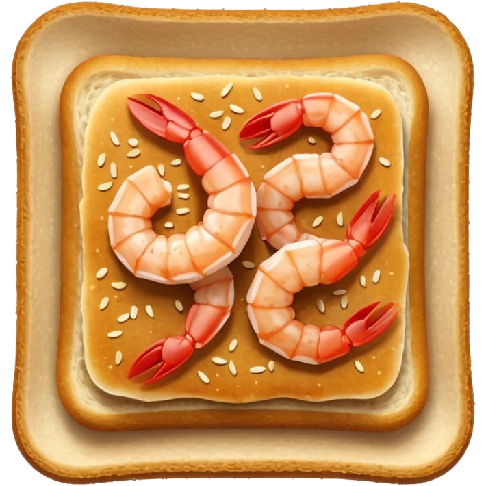 shrimp toast emoji