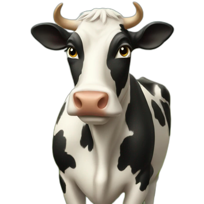 vache en prairie emoji