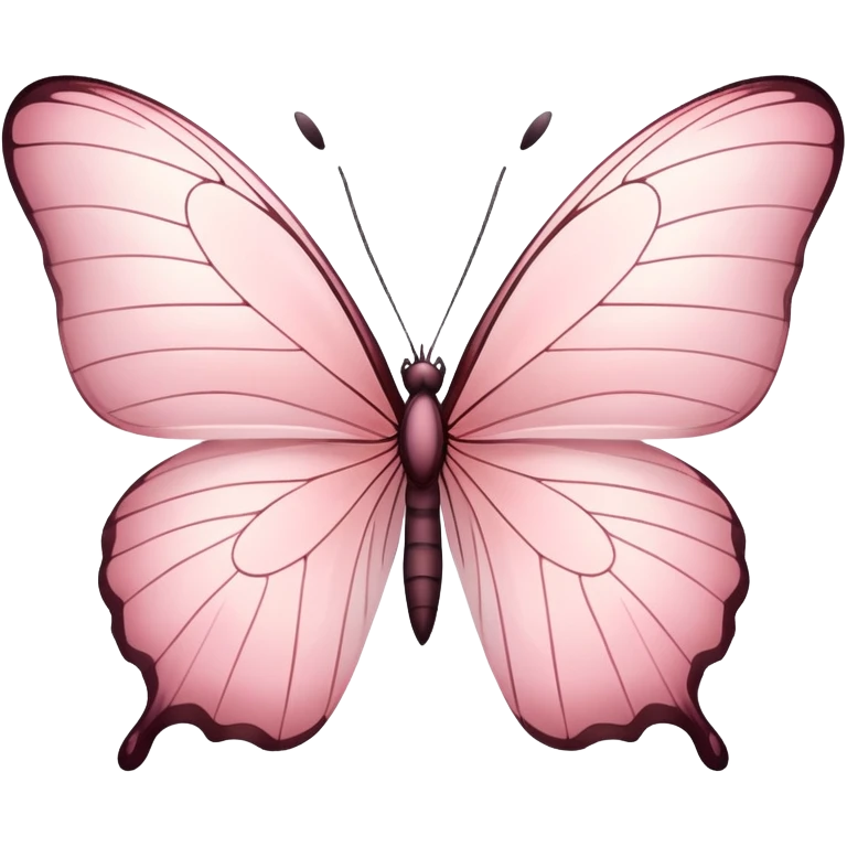 Light pink butterfly emoji