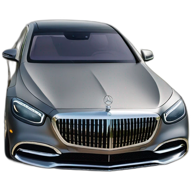 Gray Mercedes maybach 2022 parallel camera view emoji