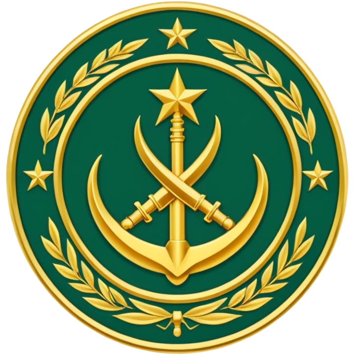 Emblem of the Islamic Revolutionary Guard Corps, an Iranian military institution emoji