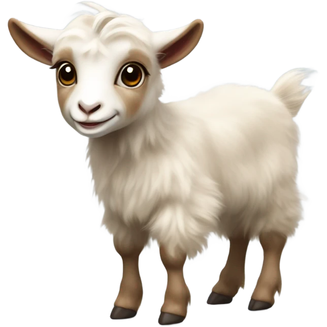 Baby goat cute emoji