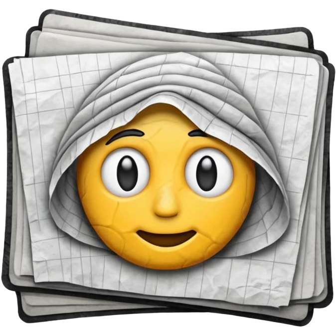mac os mixed papers skeuomorphicink emoji