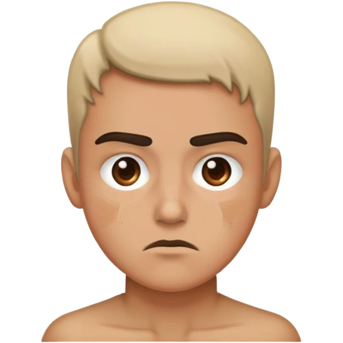 Mad dirty look emoji
