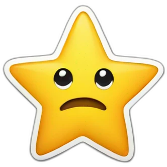 Star sticker emoji