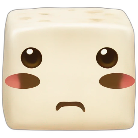 tofu japanese food food only no eyes emoji