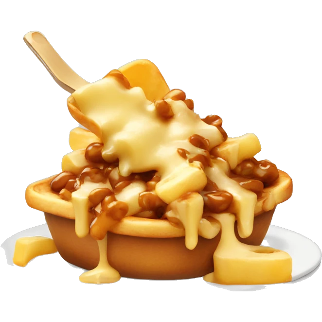poutine qui mange une poutine emoji