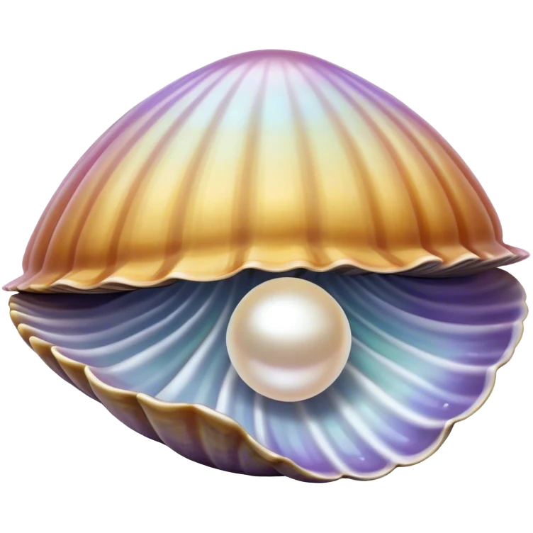 Clam with pearl emoji