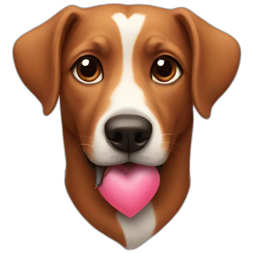 dog heart emoji
