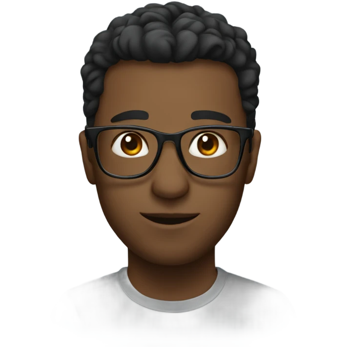 Me with glasses emoji