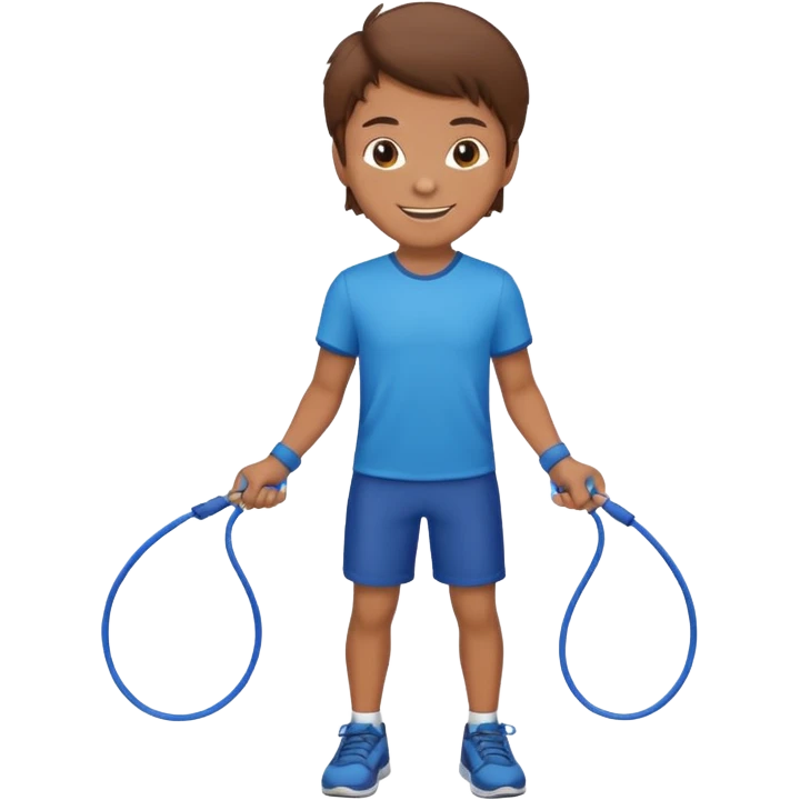 Boy with Skipping rope emoji