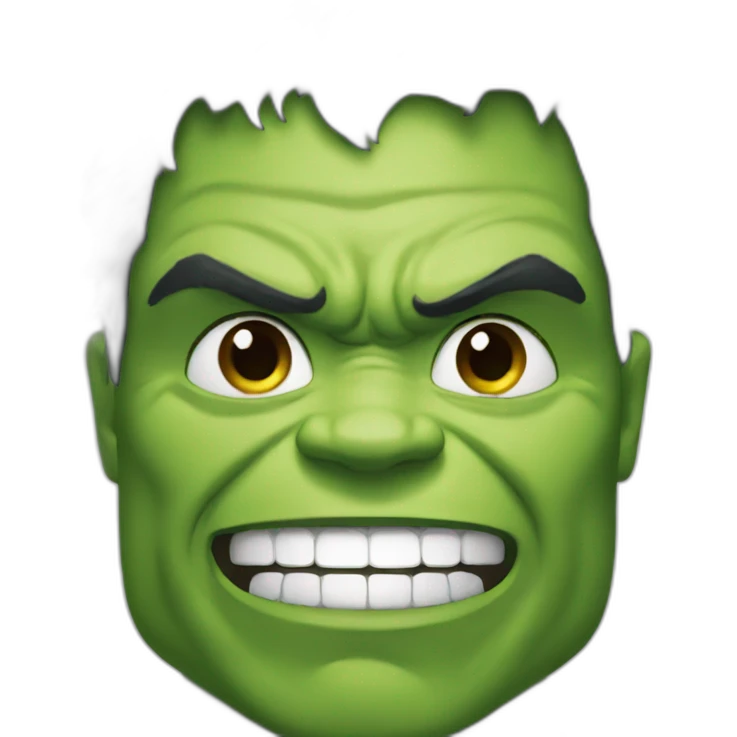 hulk smile emoji