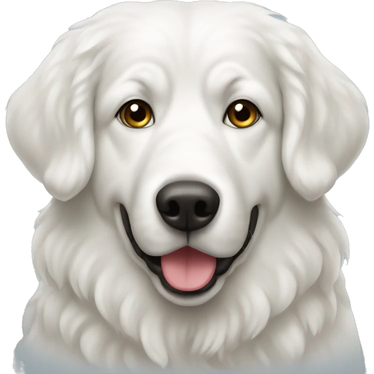 Hungarian kuvasz emoji