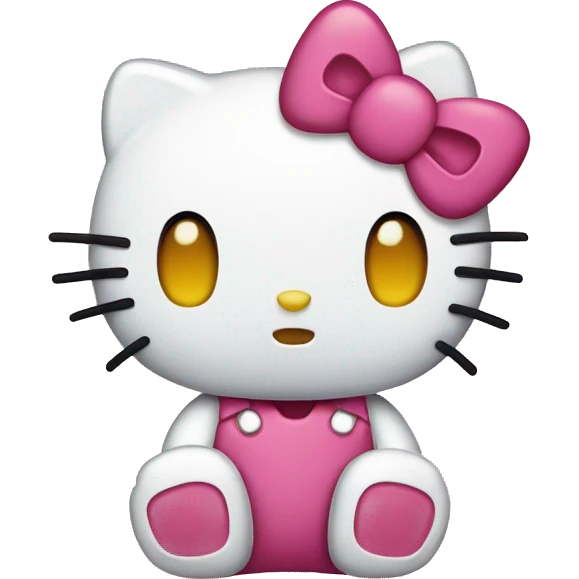 Traurige Hello kitty emoji